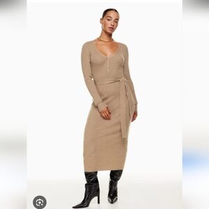 Henley Sweater Dress